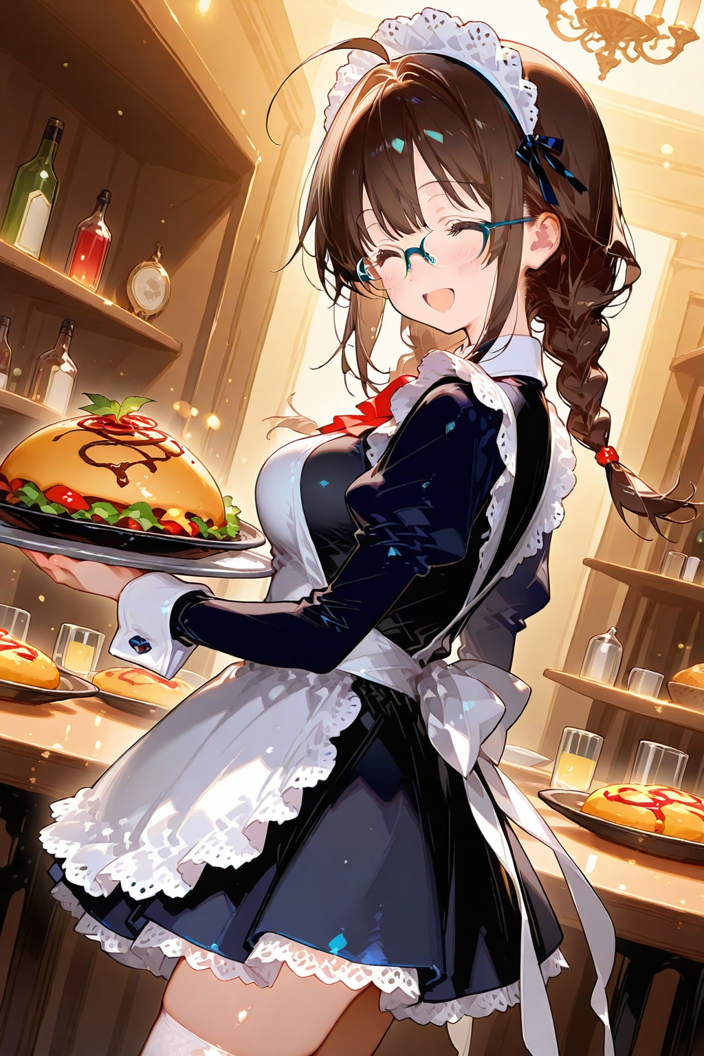 GRYPHONお試し眼鏡三つ編み姉妹