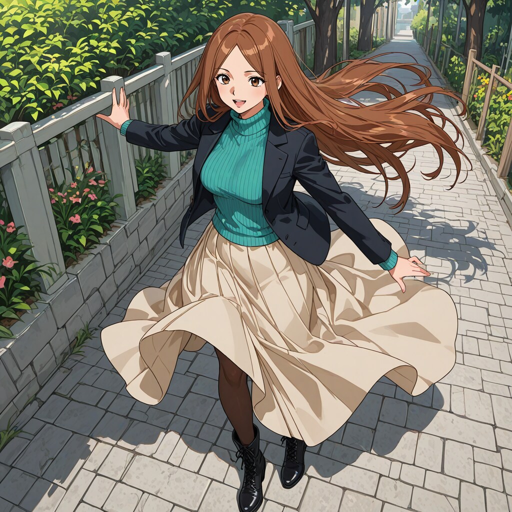 得意コースが来ました