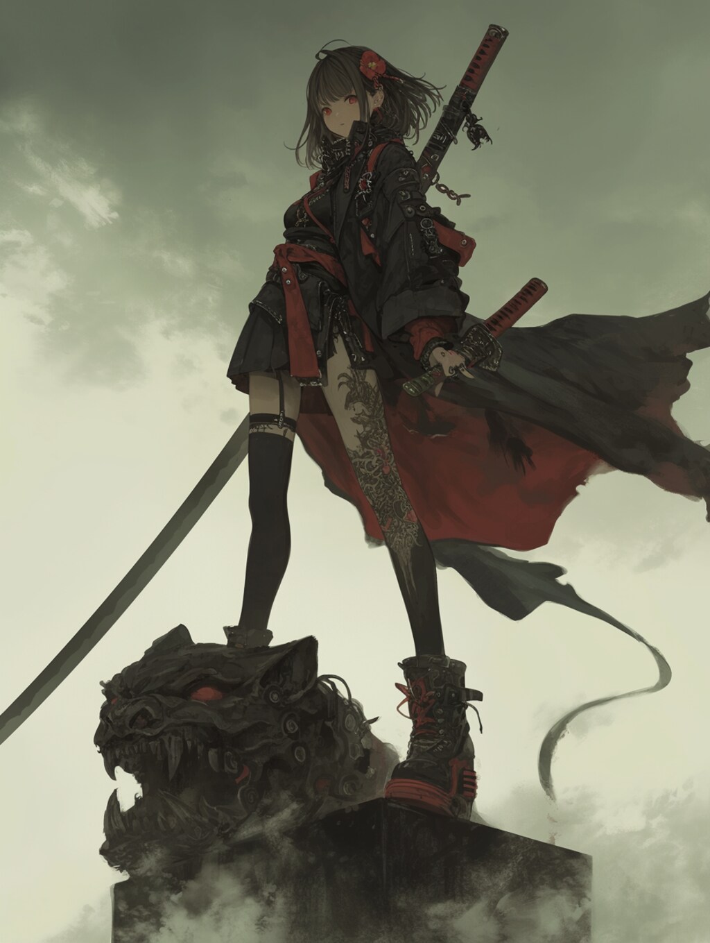 妖刀使いの忍[kunoichi] 紅【BeNi】