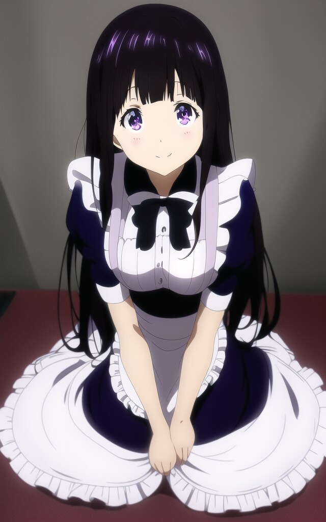 千反田える メイド服