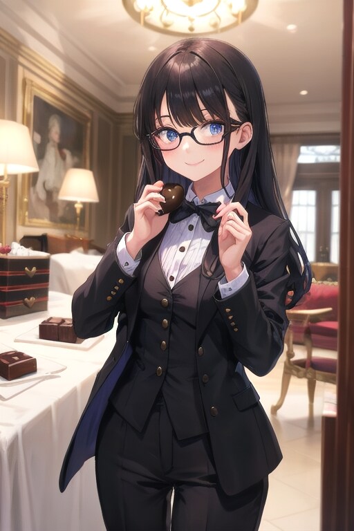タキシード美少女エリカ執事のバレンタイン