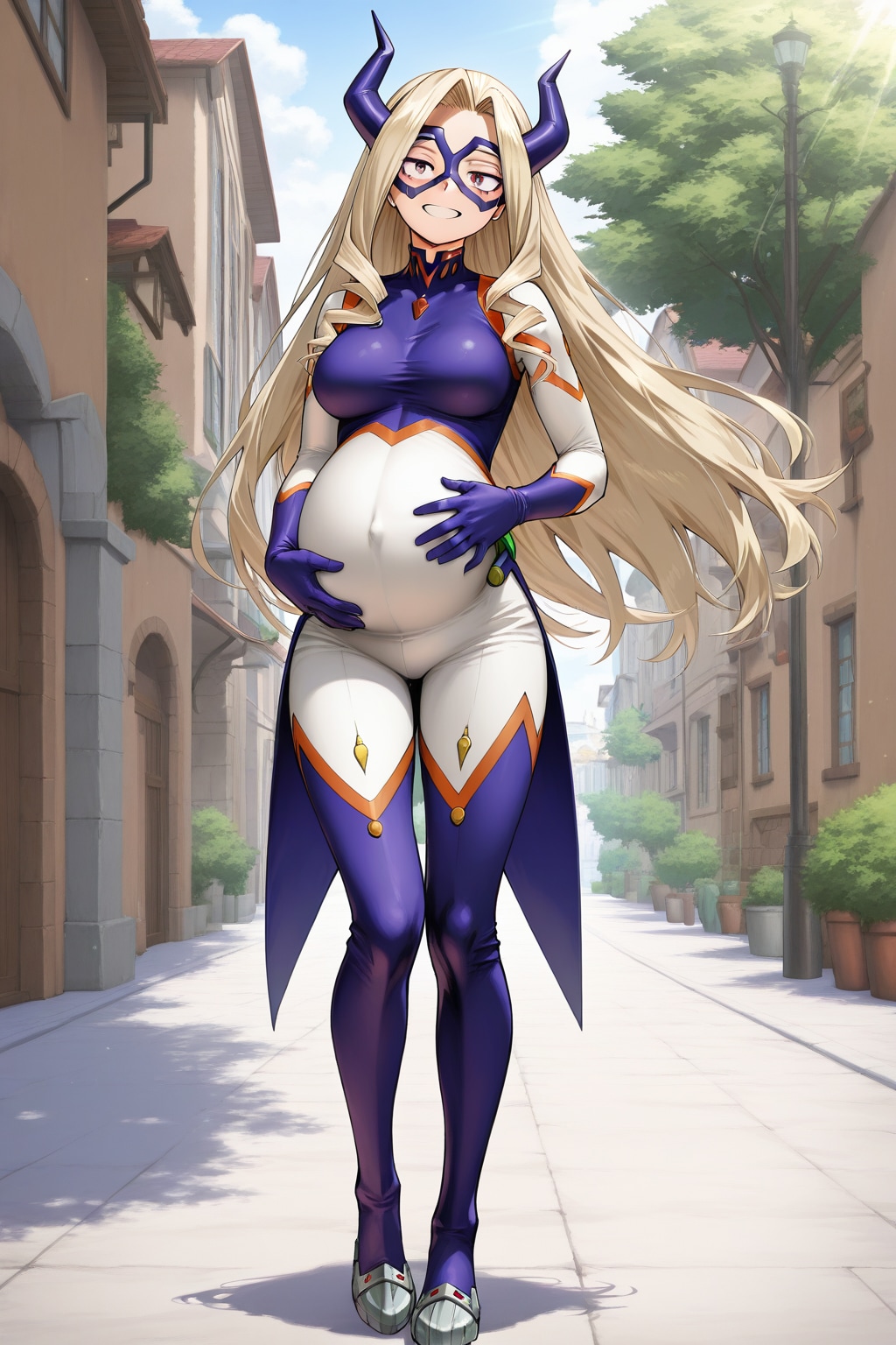 マウントレディの妊婦姿