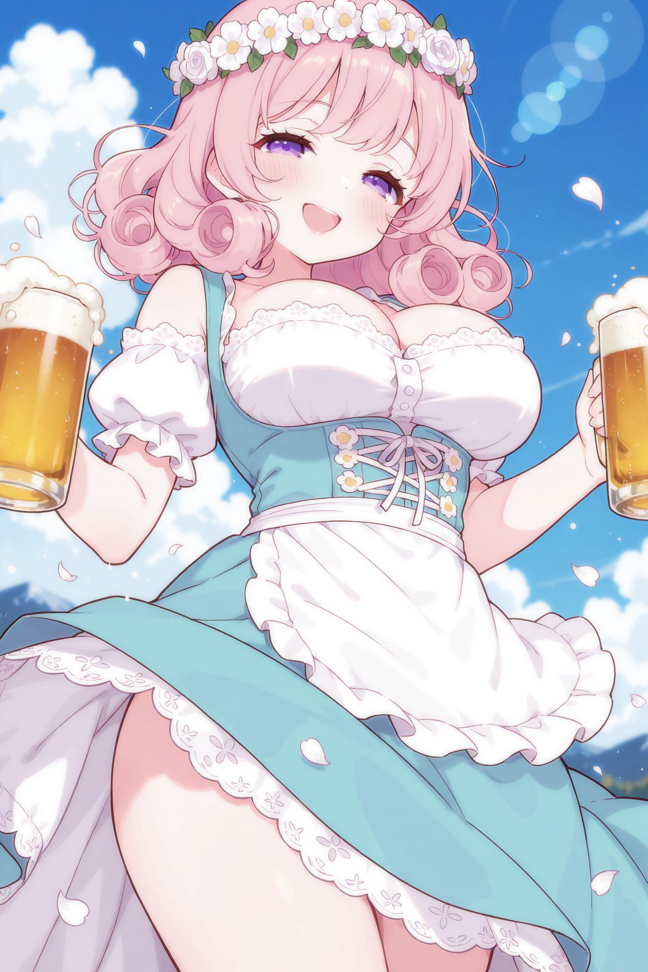 ディアンドルの女の子💕