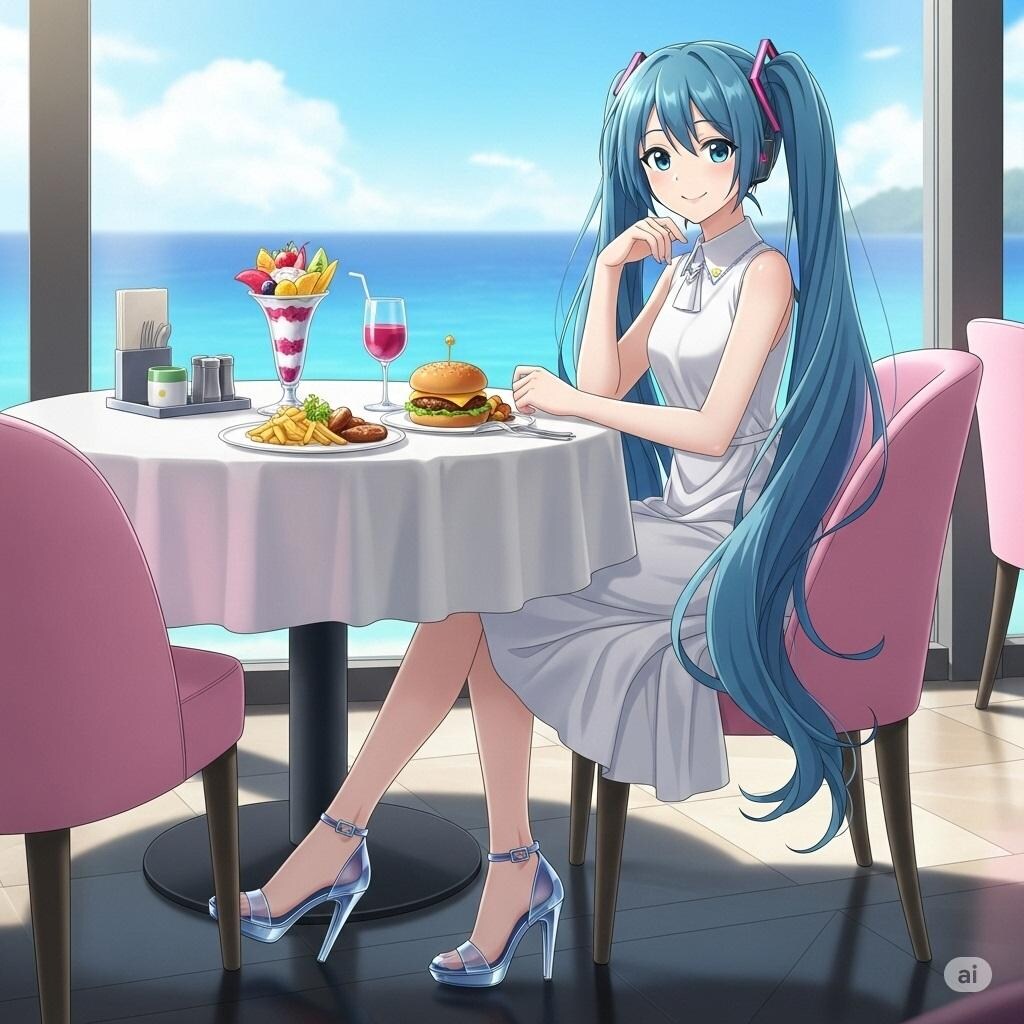 海の見えるレストラン