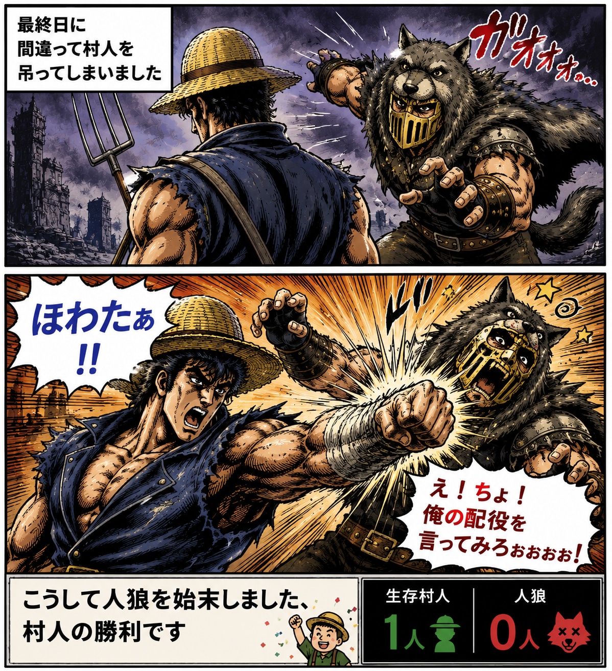 人狼の最終日にて | の人気AIイラスト・グラビア