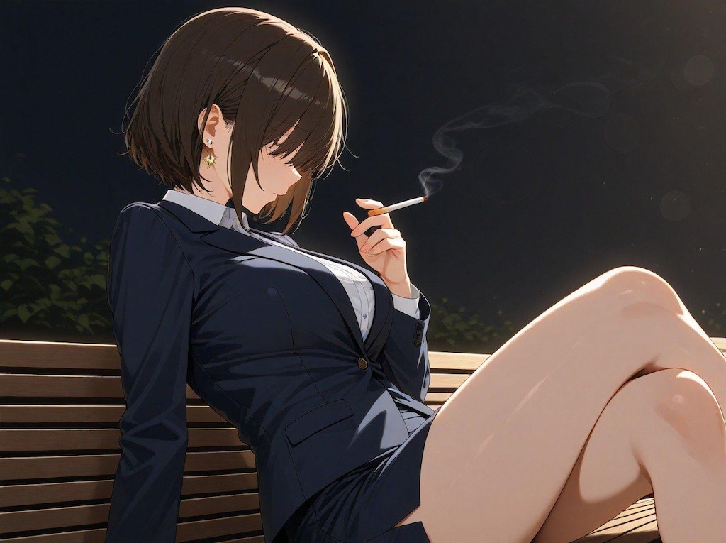 ちょっと一服....。