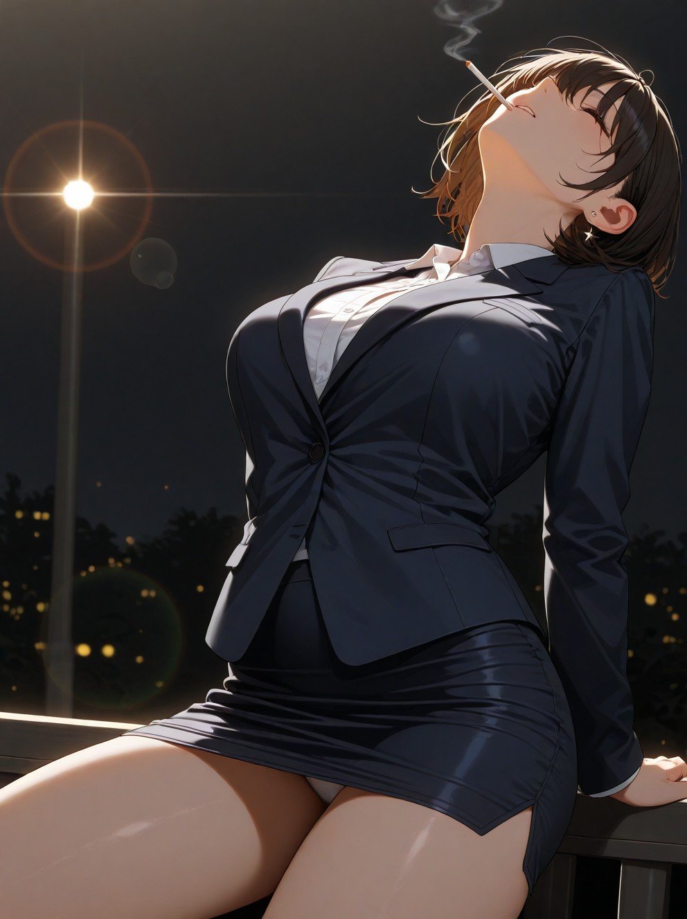 ちょっと一服....。