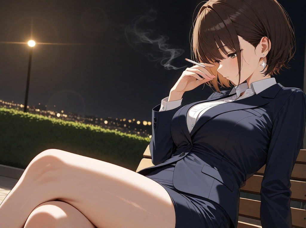 ちょっと一服....。