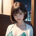 競泳水着 xバスローブ娘1 6枚目