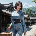 富士山…かな　おはようございます 2枚目