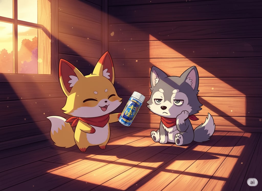 【狐狼のだれやめ】木挽ブルー（20度） | の人気AIイラスト・グラビア