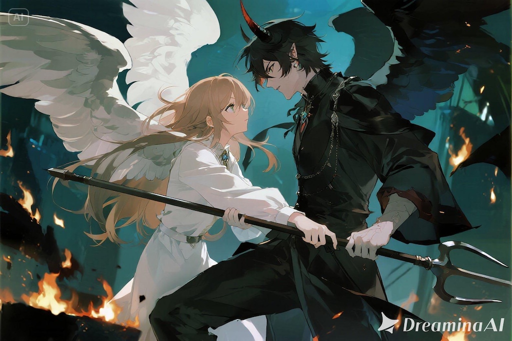 天使と悪魔の戦い
