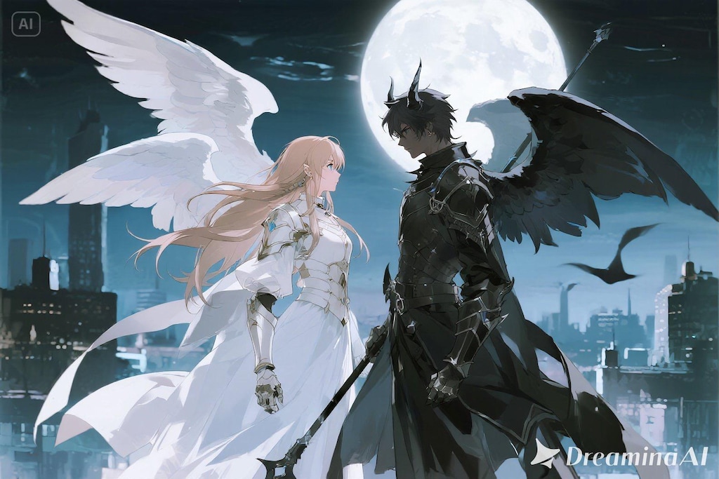 天使と悪魔の戦い