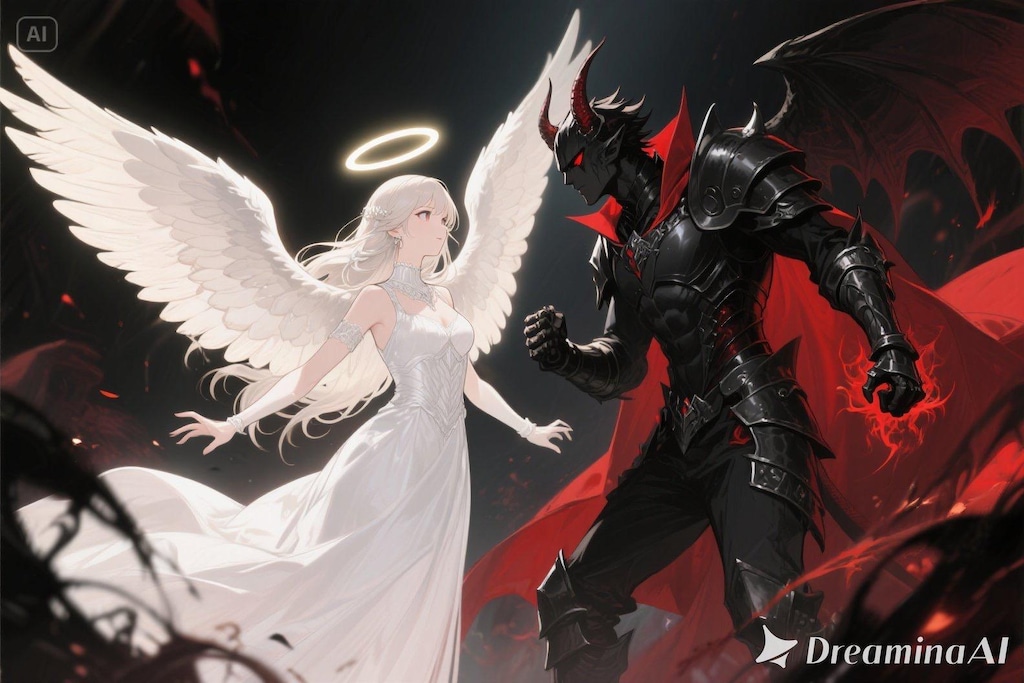 天使と悪魔の戦い