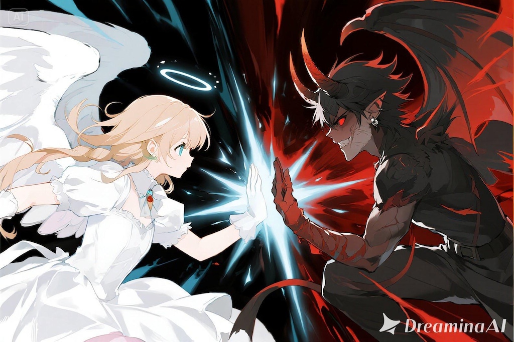 天使と悪魔の戦い