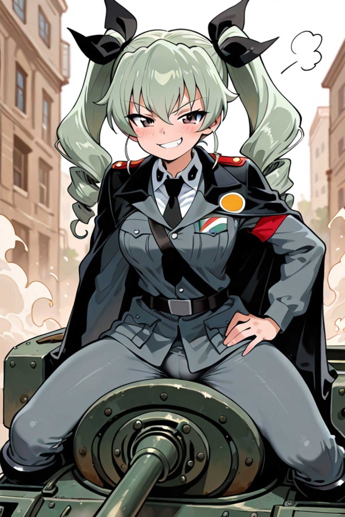 戦車とアンチョビ | の人気AIイラスト・グラビア