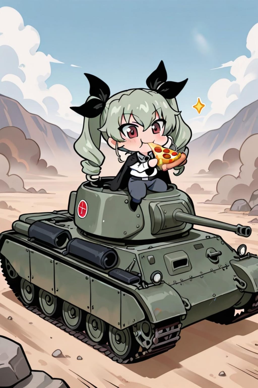 戦車とアンチョビ