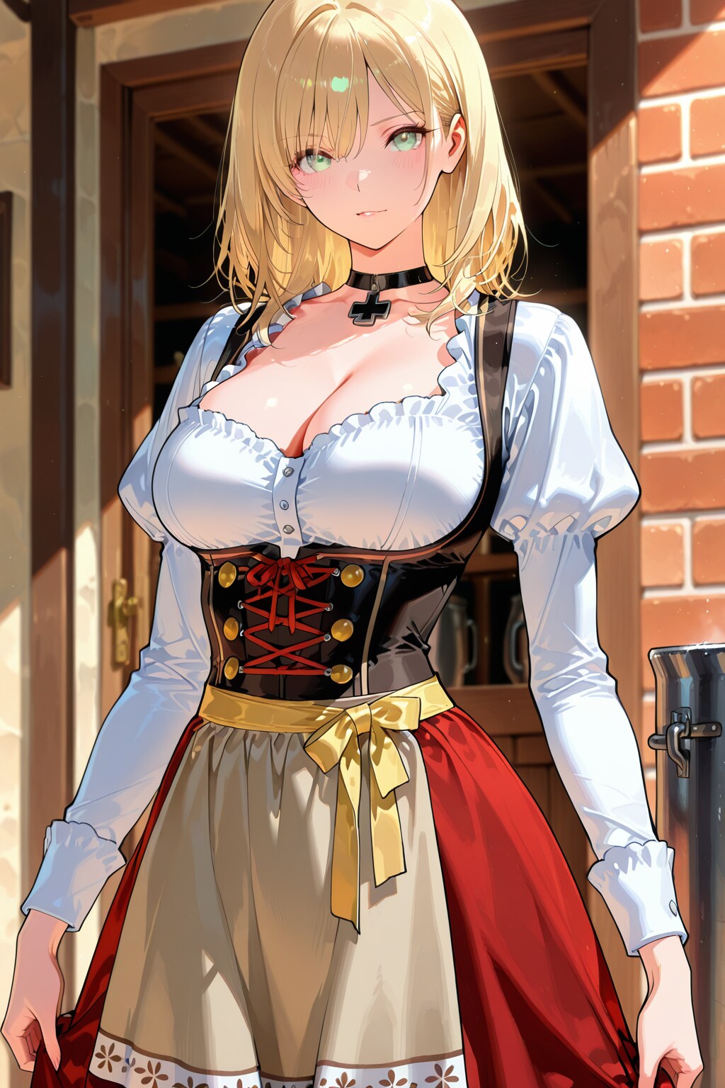 よその娘、近松沙也　ディアンドル
