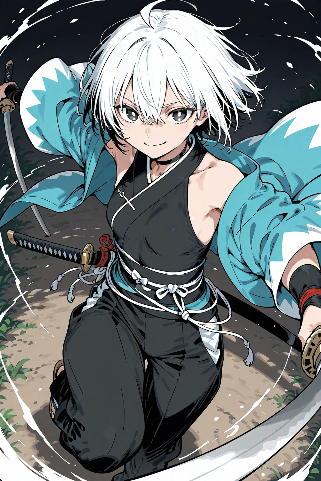 新選組な白黒 | の人気AIイラスト・グラビア