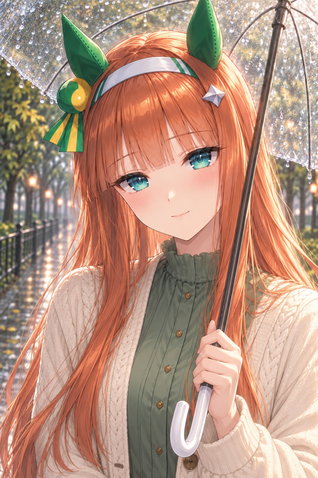 初秋の雨とスズカ | の人気AIイラスト・グラビア