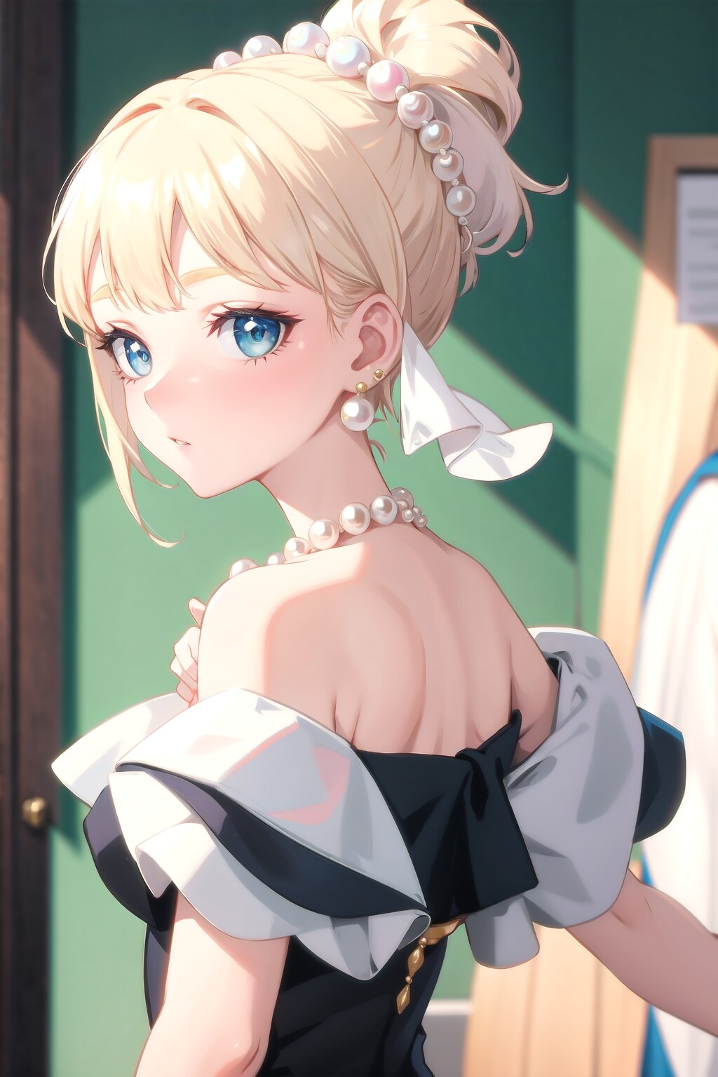 真珠のピアス
