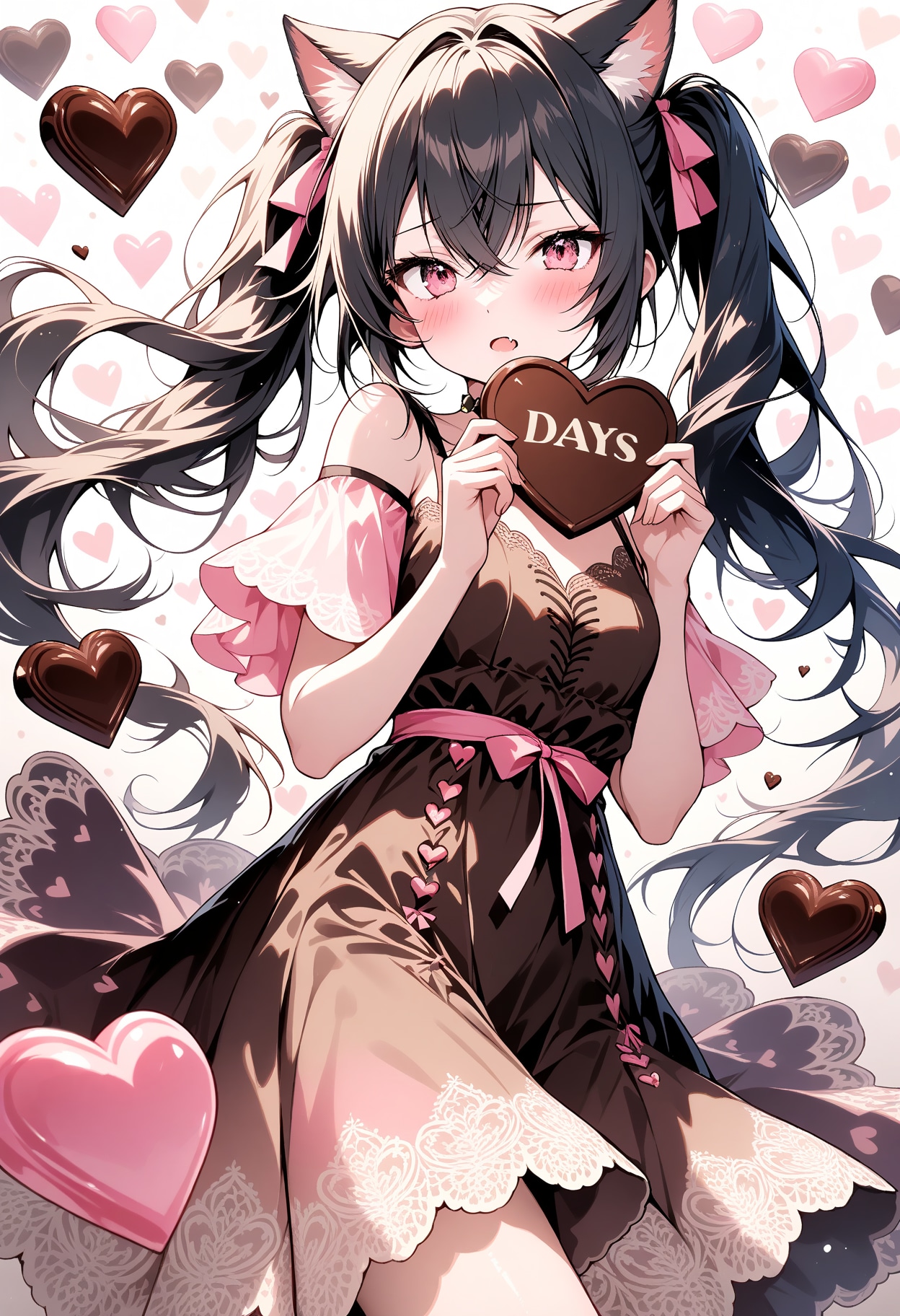 うちの子たちとバレンタイン | の人気AIイラスト・グラビア