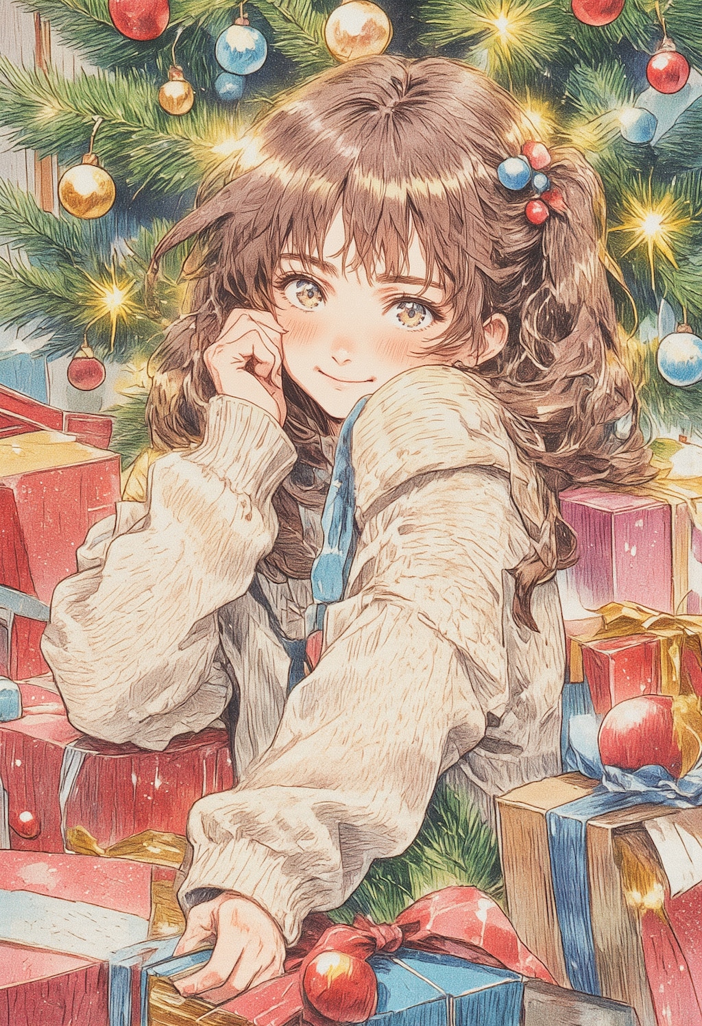 プレゼントをもらった子供