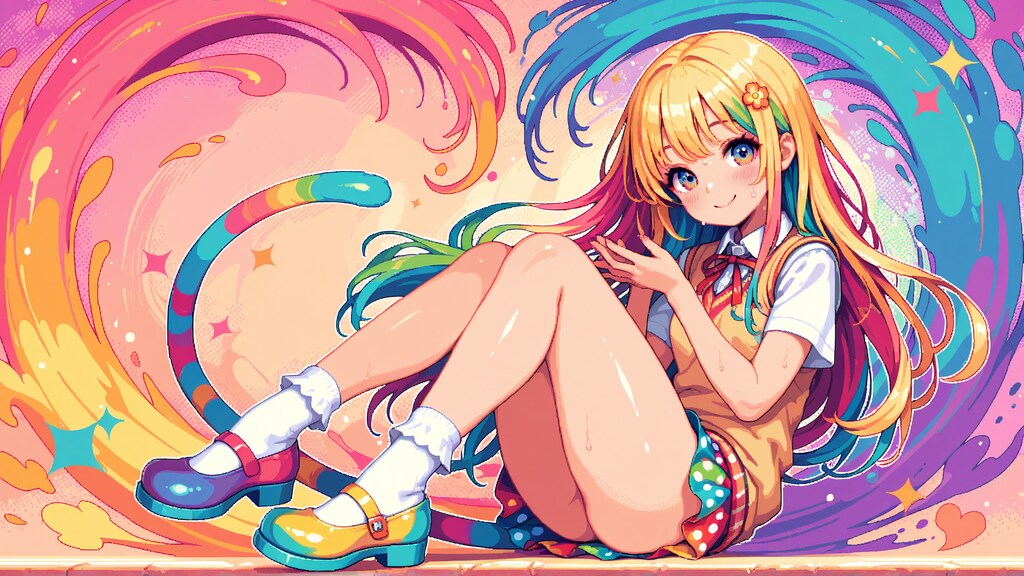 カラフルな少女 2