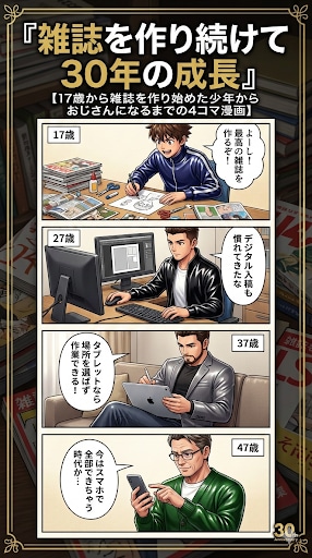 雑誌を作り続けて30年の成長 | の人気AIイラスト・グラビア