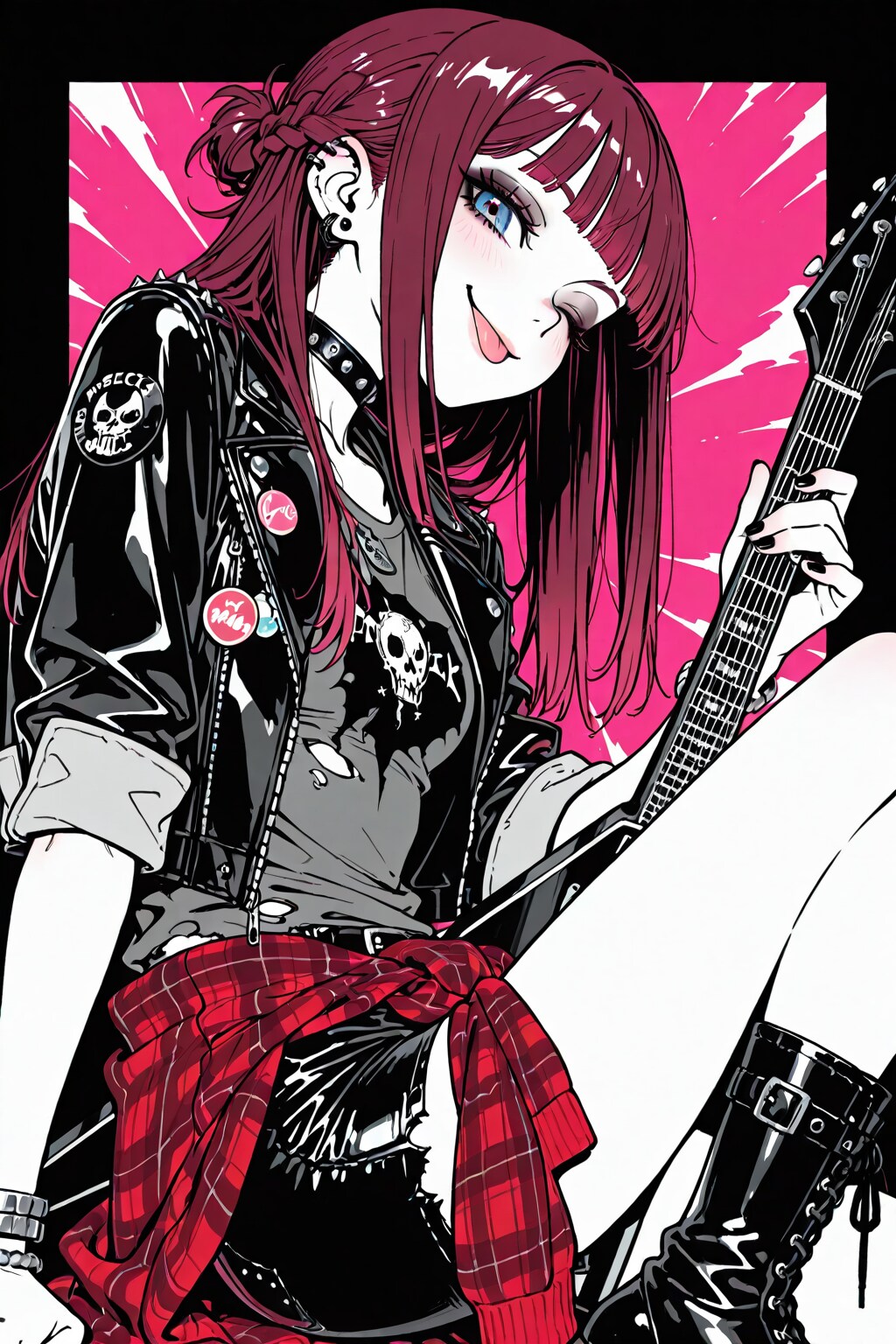 あたしのPUNK☆ROCK | の人気AIイラスト・グラビア