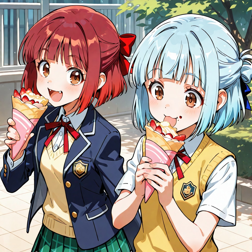 友達とクレープを（２）