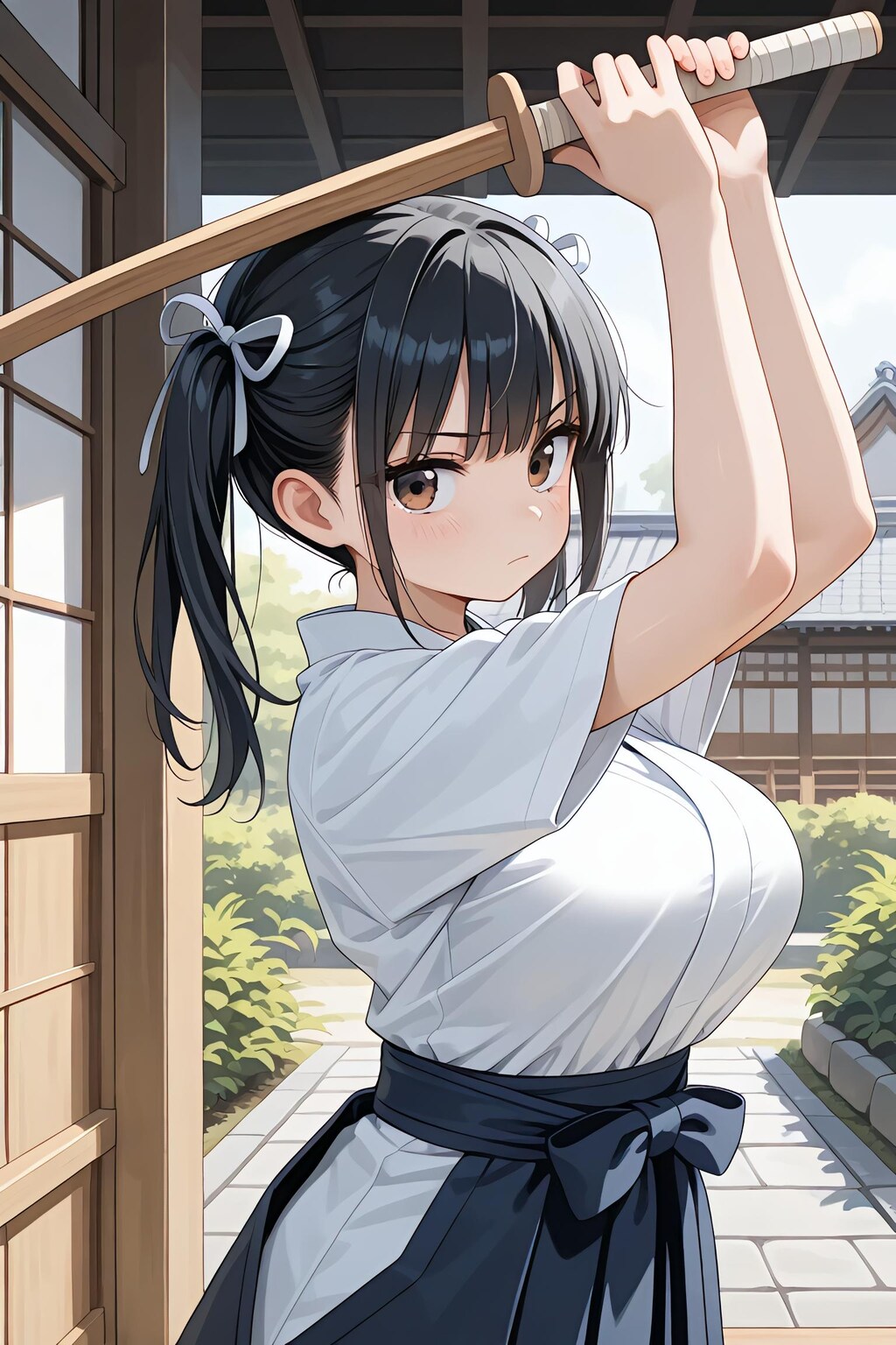 見習い侍のツインテちゃん