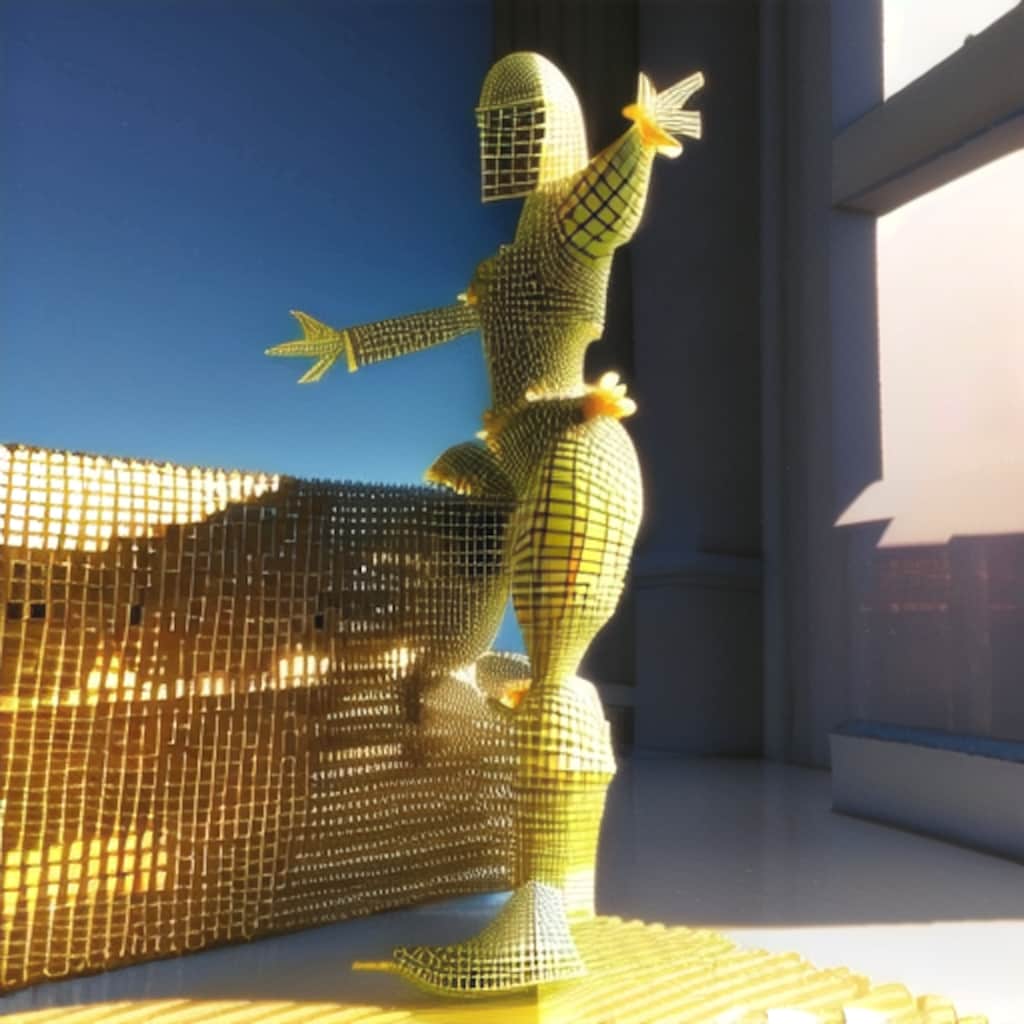 バグった3Dプリンタフィギュア