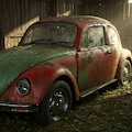 ワーゲンビートル放置車両 2枚目