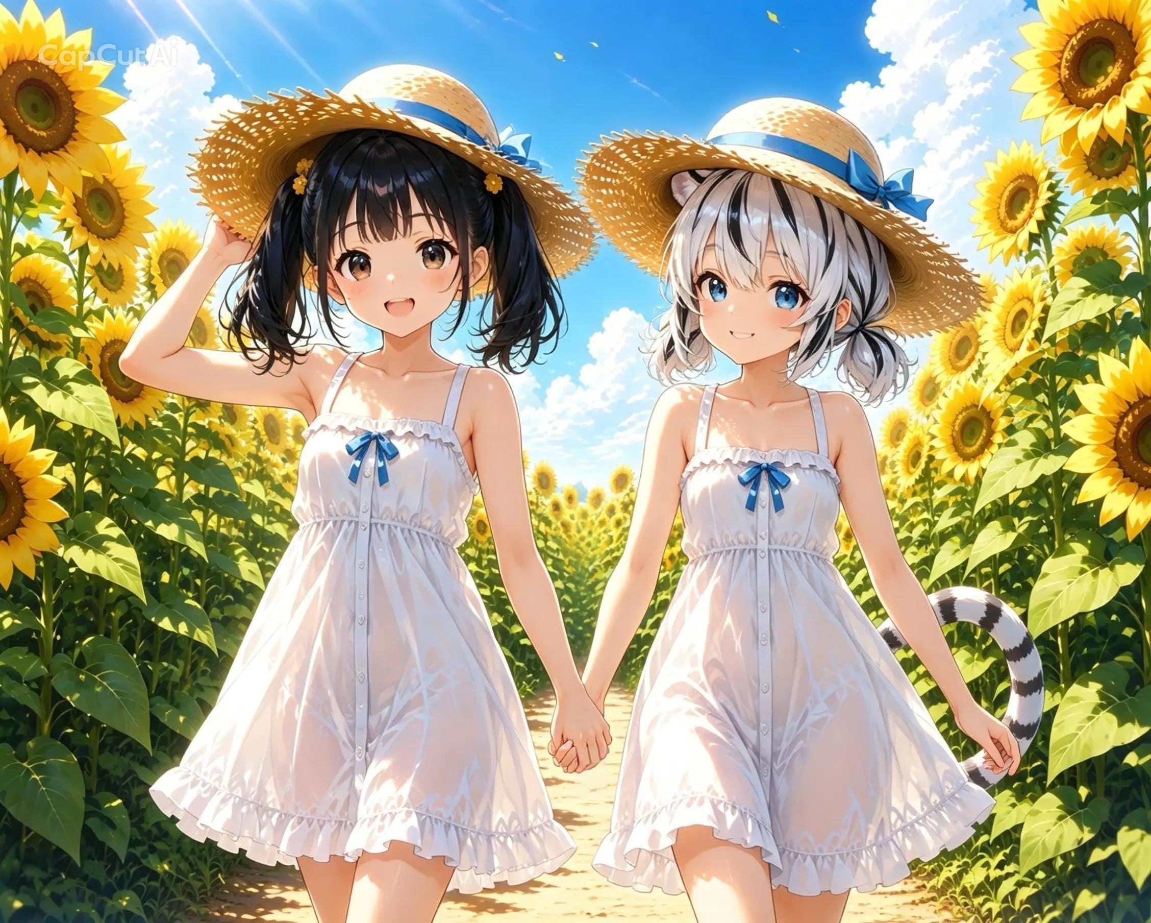 千夏ちゃんとお揃いのワンピース(∩´∀`∩)💕