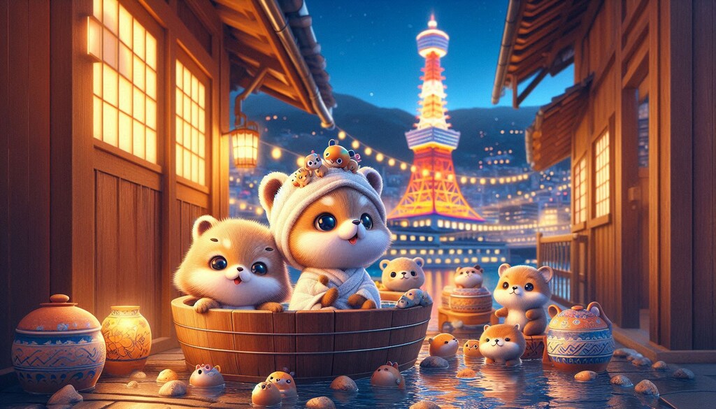 ３アニマル温泉旅行
