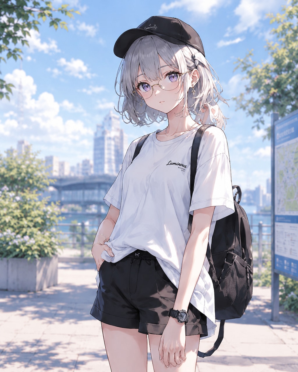 ルナリスちゃんの夏コーディネート