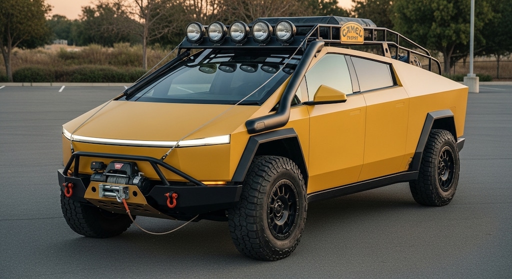 テスラサイバートラックキャメルトロフィー仕様