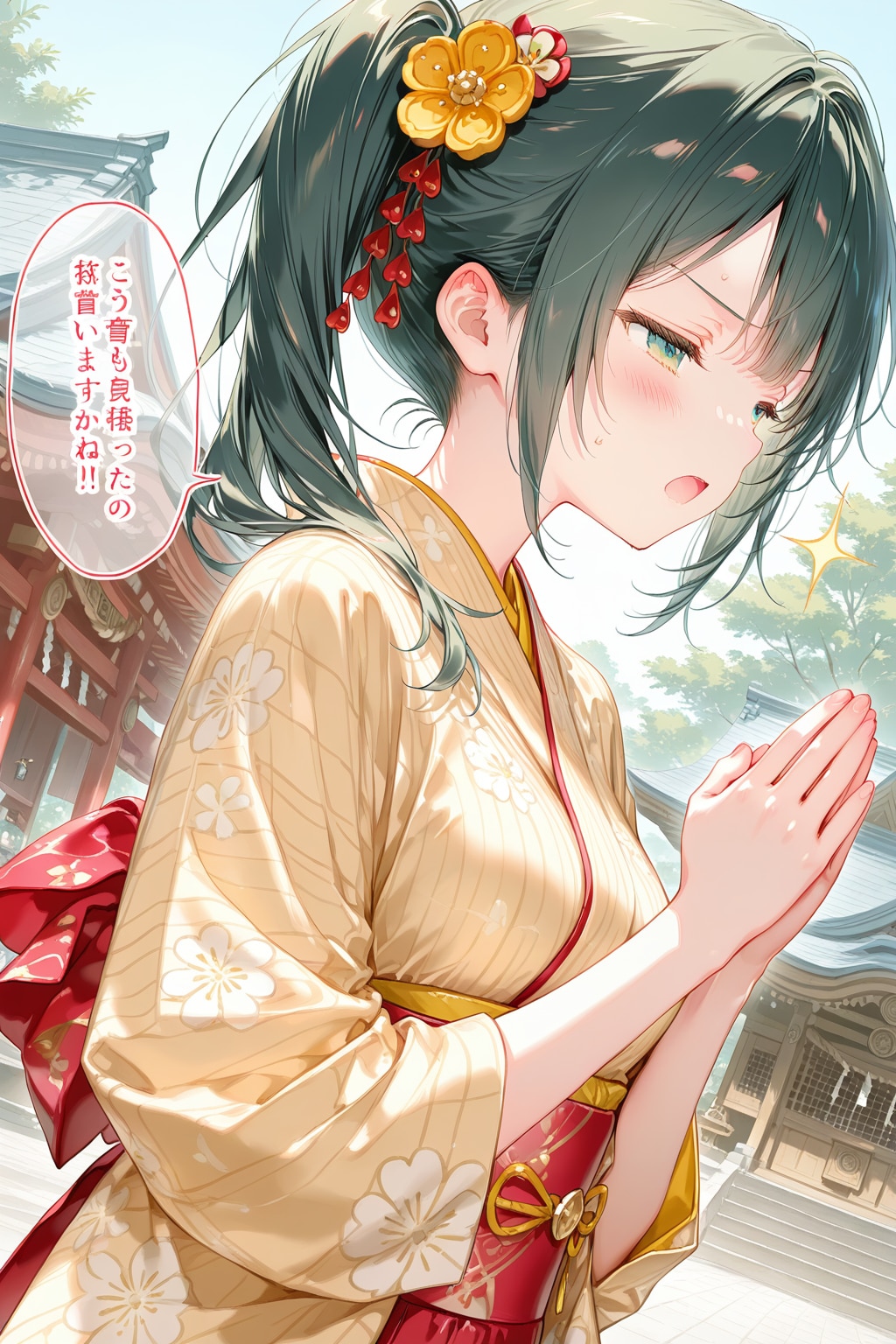 願い事は根気よく