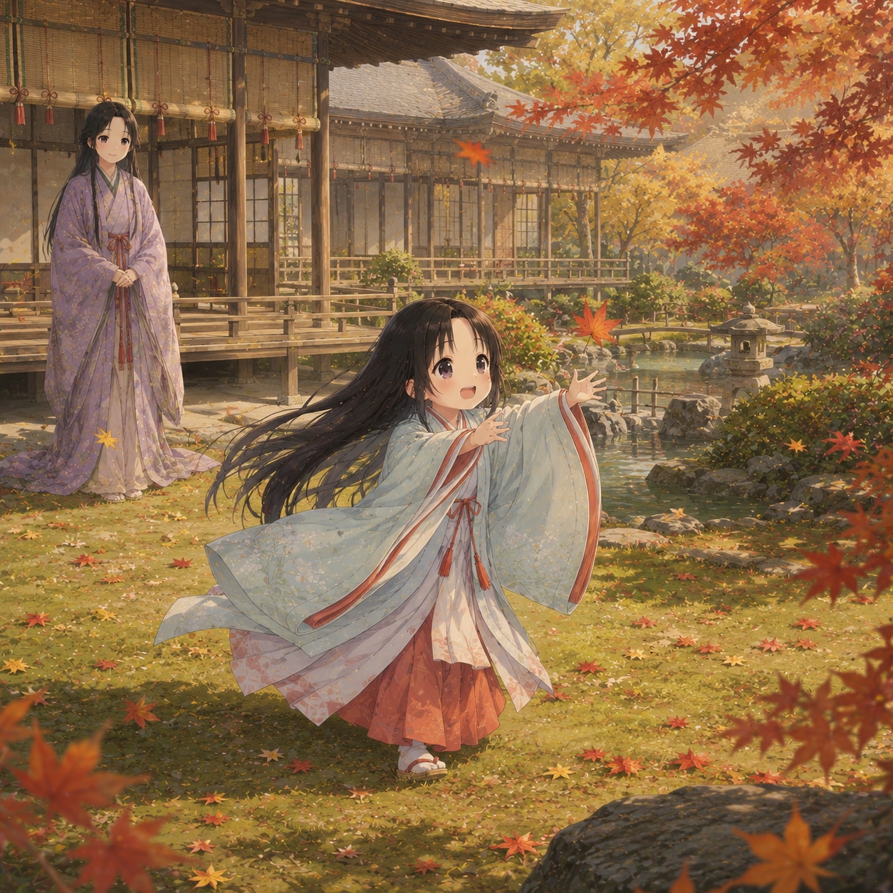 平安貴族幼女 | の人気AIイラスト・グラビア