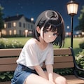 夜の公園　短編　Ｒ１８ 2枚目