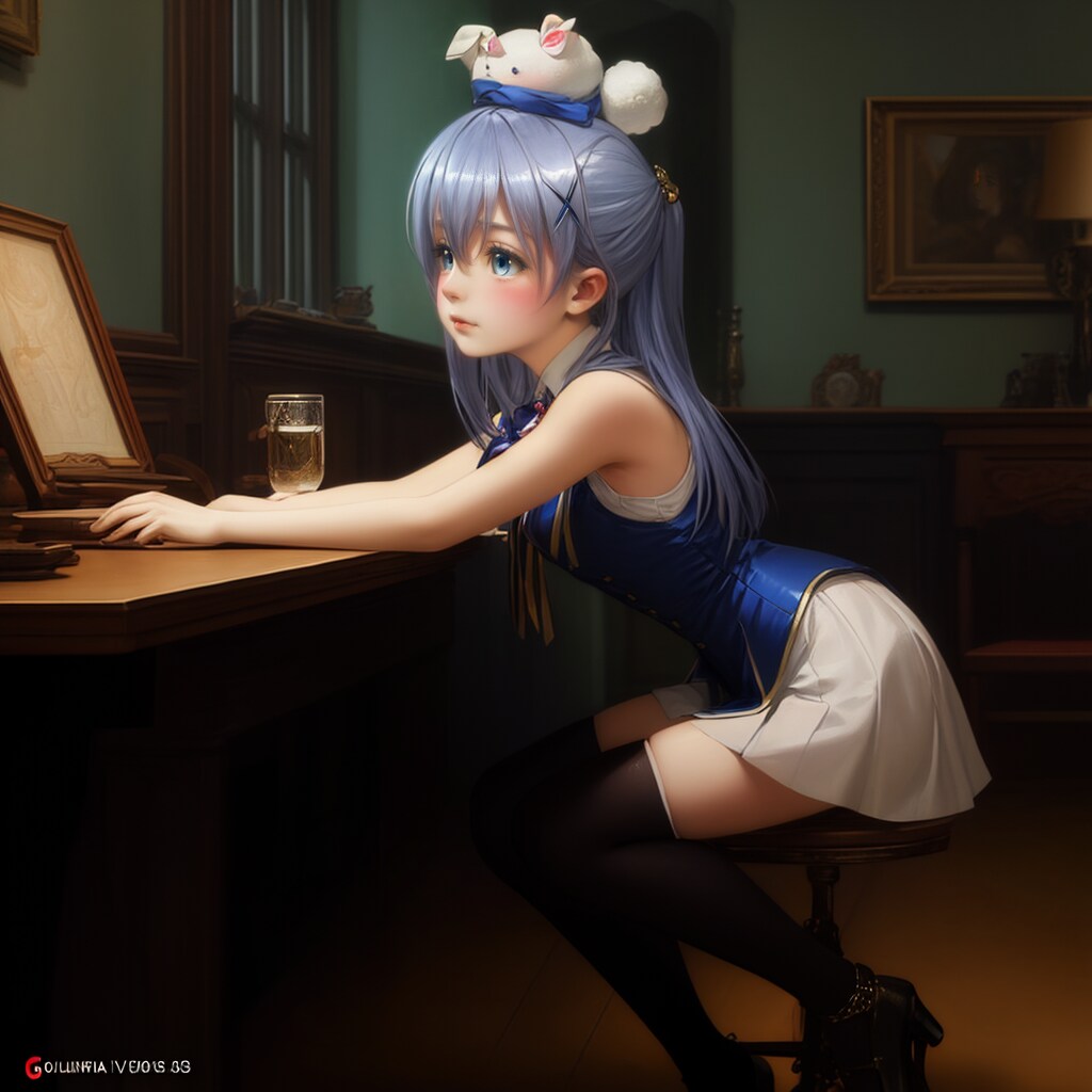 可愛らしき小猫のような香風智乃 - 現実と非現実が交わる2.5次元