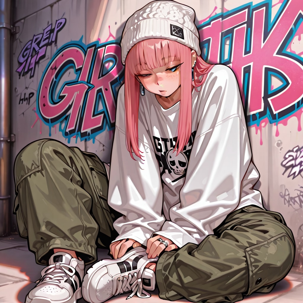 踊り疲れて眠そうな少女