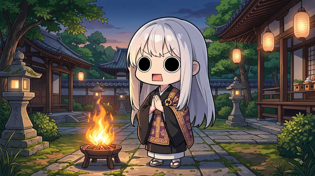 盂蘭盆会迎え火えらいこっちゃ嬢
