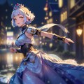 2枚] 駆ける姫 2枚目