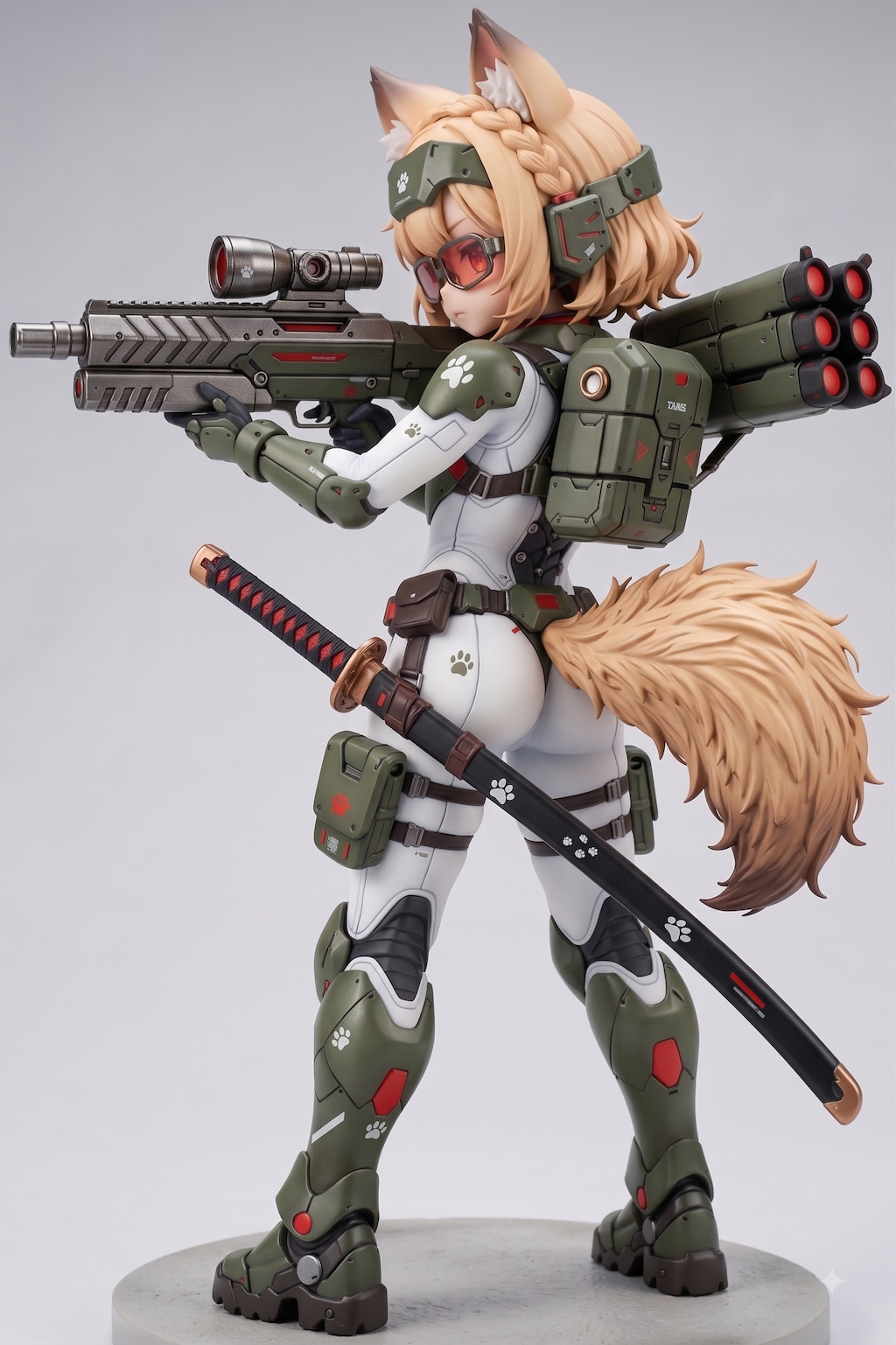 眼鏡三つ編みけもぱわーど！