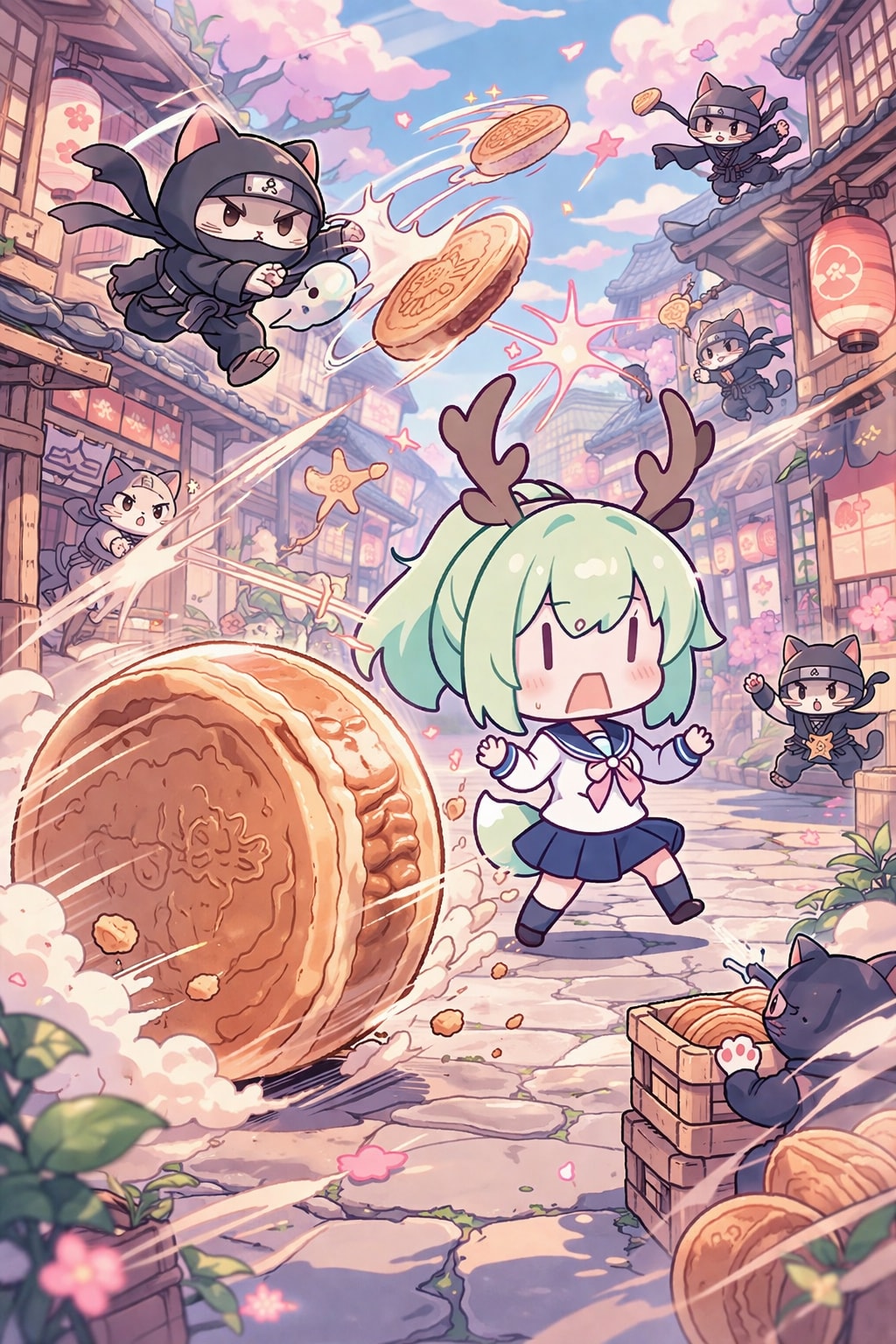 「大判焼き忍法帖！路地裏パニック」