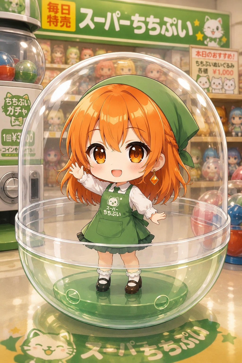 新モデルAPRICOTちゃんをカプセルに入れたよ