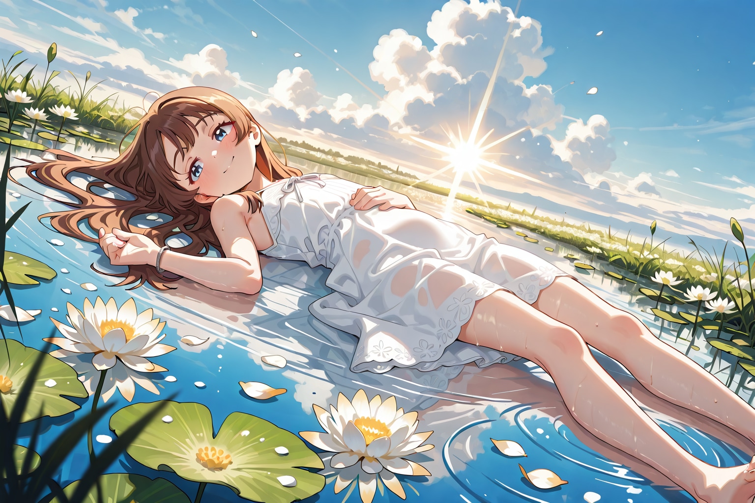 スイレンと少女
