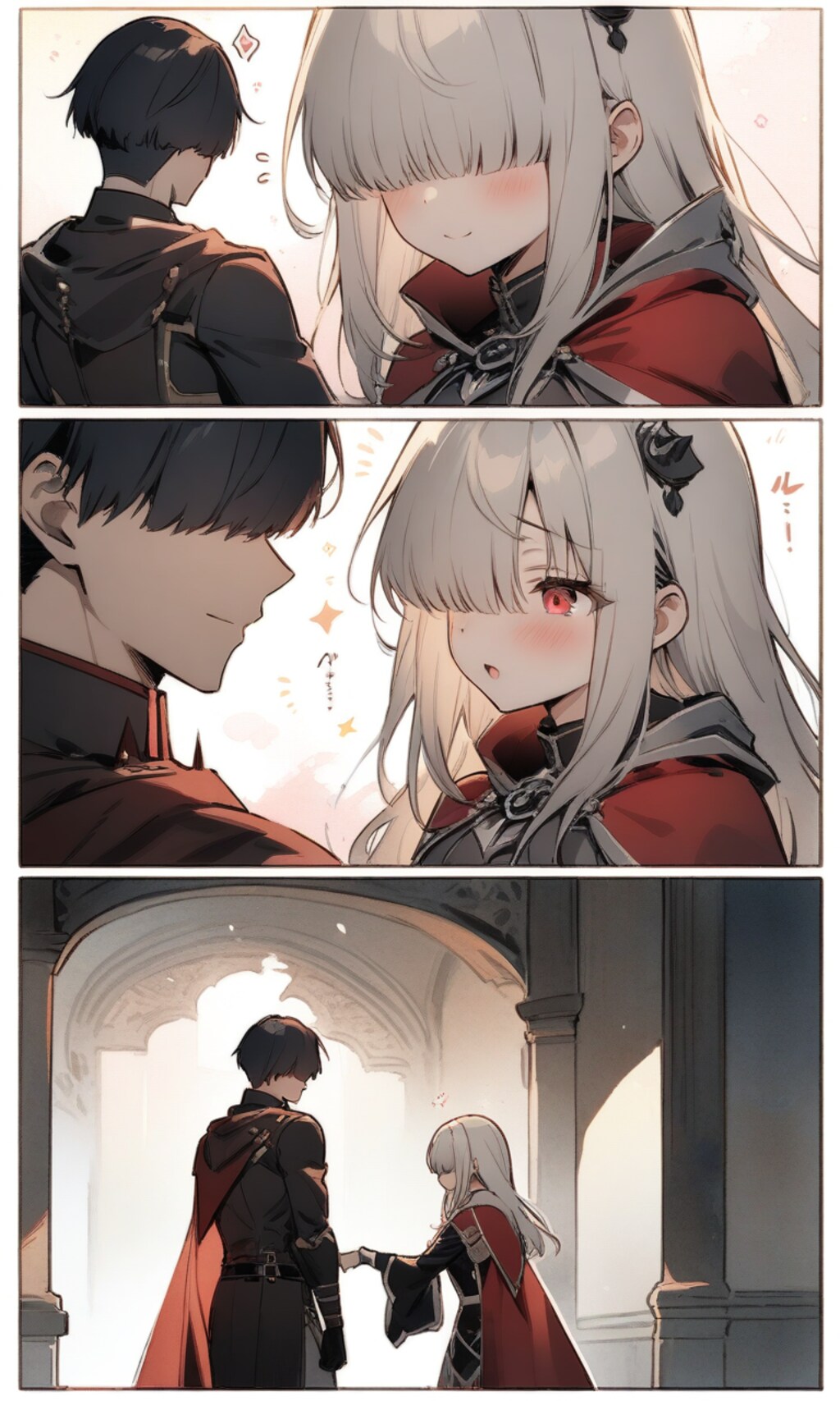 壁ドンで胸キュンしたいメカクレの子